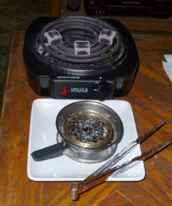 IMUSA USA GAU-80305 Electric Single Burner 1100-Watts, Black 1100W Electric Single Burner 25 71dz6R6ztL