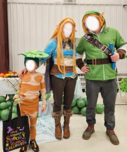 ColorGround Short Blonde Prestyled Cosplay Wig with elf ears Halloween 25 71e OexYXKL