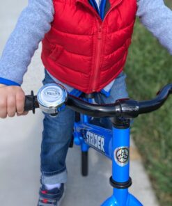 Strider 14x - Balance Bike for Kids 3 to 7 Years - Includes Custom Grips, Padded Seat, Performance Footrest & All-Purpose Tires - Easy Assembly & Adjustments Awesome Blue 21 71e0aKzwE5L