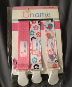 Liname Neutral Pacifier Clip - 3 Pack Pacifier Clips for Boys & Girls - Binky Holder Soothie Paci Clip Binkie Clip - Unisex Pacifer Clip - Baby Pacifier Clip and Pacifier Holder Spring Flowers 30 71e0ahsiy0L