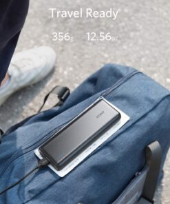 Anker 20,100mAh Portable Charger, Ultra High Capacity Power Bank with 4.8A Output and PowerIQ Technology, External Battery Pack for iPhone 15/15 Plus/15 Pro/15 Pro Max, iPad, Samsung Galaxy, and More Black 30 71e0u1FrB2L