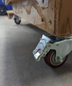 3 inch Heavy Duty Casters Load 1500lbs,Lockable Bearing Caster Wheels with Brakes,Swivel Casters for Furniture and Workbench,Set of 4 (Free screws) 30 71e1l6BgihL