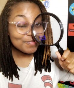 U.S. Toy US Toy One Jumbo 9" Plastic Magnifying Glass, Black 27 71e2DxVWfyL