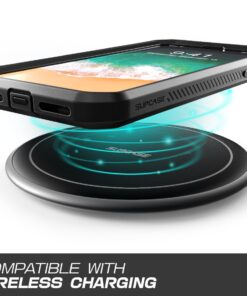 SUPCASE Unicorn Beetle Pro Series Case Designed Designed for iPhone X, with Built-In Screen Protector Full-body Rugged Holster Case for Apple iPhone X / iPhone 10 (2017 Release) (Black) Black 30 71e35rd31RL