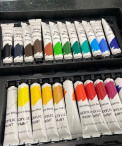 Amazon Basics Acrylic Paint Tubes, 24 Colors 58 71e3dNILC3L