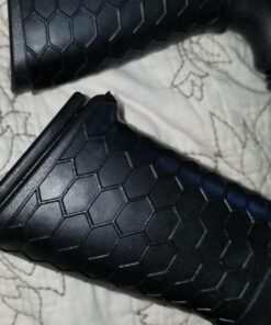 Alternative view of Covert Clutch Universal Tactical Grip Sleeve - The Original Hex Pattern Gun Grip - 100% Made in USA Tactical Matte Black