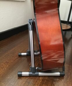 Donner Guitar Stand Acoustic,Folding Metal Electric Stands & Hangers,Bass Classical Travel Guitar Stand adjust for 30" 40" Mandolin, Bass, Banjo, Ukulele (Gray) - DS-1 Gray 64 71e5CnxuqnL 2