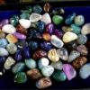 Hypnotic Gems 2 LB Tumbled SEMI-Precious Gemstones - Brazilian Natural and Dyed Mix - MED Size 3/4''-1" - from The Polones e Brilho Tumbling Factory 27 71e5rbNcY7L