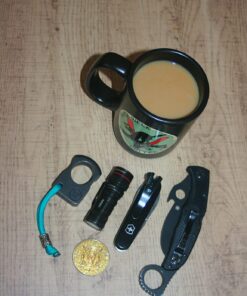 Spyderco Matriarch 2 Signature Knife with Emerson Opener and 3.57" VG-10 Black Reverse S Blade - SpyderEdge - C12SBBK2W Emerson Opener - Black Blade 32 71e6 CVfs4L