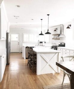 CLAXY Ecopower Industrial Barn Mini Metal Pendant Light 1 Light 47.2 inch cord 22 71e6KAQjUAL