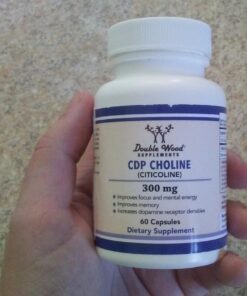 CDP Choline (Citicoline) Supplement, Pharmaceutical Grade, Manufactured in USA (60 Capsules 300mg) 24 71e6ok7pxKL