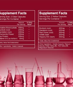 Puriclean X2 Detox Cleanse - Double Strength Cleanser - Formulated with Proprietary Blends for The Strongest Cleanser - Remove Toxins - 4 Capsules - Includes empty 16oz bottle - 1 Pack 1 Pound (Pack of 1) 12 71e6qDiu2 L