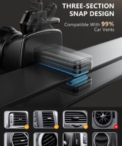 Wireless Car Charger, JOYMASS 15W Fast Charging Auto Clamping Car Charger Cell Phone Holder Mount Vent for iPhone 15 14 13 12 Mini Pro Max 11 XR XS X, Samsung Galaxy S23 Ultra S22 S21+ Note 20, etc BLACK 23 71e7YNNmTXL