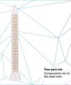 3M 8193 Mixing Nozzle, Cascade Mix/Meter Nozzle, Manual/Pneumatic Applicator Use, 1 Pack, 6/Bag 11 71e8TPOD57L