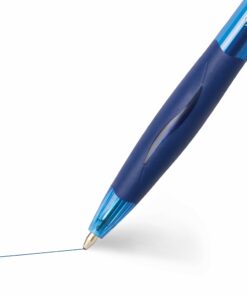 BIC Glide Retractable Ball Pen, Medium Point (1.0 mm), Blue, Comfortable Rubber Grip for Smooth Writing, 12-Count 12 Count (Pack of 1) 14 71e8Z6cQvDL