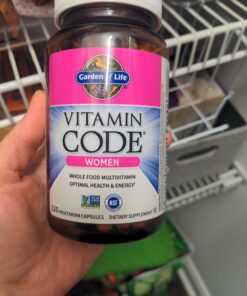 Garden of Life Multivitamin for Women, Vitamin Code Women's Multi, Whole Food Womens Multi, Vitamins, Iron, Folate not Folic Acid & Probiotics for Womens Energy, Vegetarian Supplements, 120 Capsules 120 Count (Pack of 1) 34 71e8nNVymSL 1