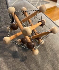 Manhattan Toy Artful Skwish Wooden Baby Rattle and Motor Skill Activity Toy for Infants and Toddlers 26 71e90qXDzML