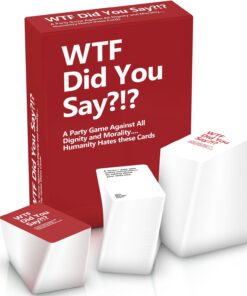 WTF Did You Say A Party Game Against All Dignity and Morality Full Game, XL Set of 594 Cards 11 71e94v8GiL