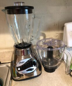 Oster Core 16-Speed Blender with Glass Jar, Black, 006878. Brushed Chrome , 40 Ounce 33 71e9McX5vwL