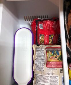 SUMO Ice Cream Containers with Lids for Homemade Ice Cream - Set of 2 Tubs - 1.5 Quart or 3 Pints per Container, Reusable Ice Cream Containers for Freezer Storage, Purple 2 Containers (1.5 Quart Each) 27 71e9gzcHbqL