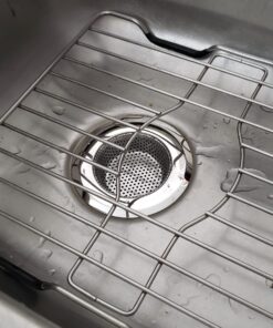 Fengbao 2PCS Kitchen Sink Strainer - Stainless Steel, Large Wide Rim 4.5" Diameter 42 71eA1ikAAuL