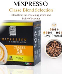 Alternative view of Mixpresso Coffee Classe Espresso Capsules Compatible With Nespresso Original Brewers Single Cup Coffee Pods 100% from Italy, Full City Dark Roast With a Deep Sweetness Espresso, 50 count Coffee Capsules 50 Count (Pack of 1)