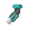 2WAYZ 45° Metal Hose Elbow, Hose Adapter, Hose Angle Connector, Water Hose Shut Off Valve, Heavy Duty 45° Valve 3 71eAC3mCLFL