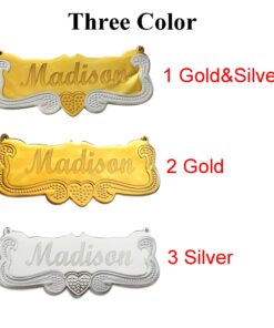 ProLuckis Handmade Personalized Name Jewelry Necklace 18k Gold Plated-Custom Made Any Name Style 4 8 71eBQTItpQL