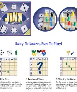 Jinx - Fast and Fun Game of Chance Where The Luck of The Dice Determines Your Fate - Game Night Fun for Family & Adults 10 71eBxgo52L