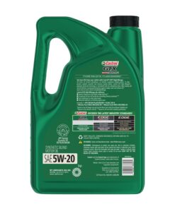 Castrol GTX High Mileage 5W-20 Synthetic Blend Motor Oil, 5 Quarts, Pack of 3 5 Quart - 3 Pack High Mileage Synthetic 12 71eCbLAyRML