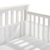 BreathableBaby Breathable Mesh Liner for Full-Size Cribs, Classic 3mm Mesh, White (Size 4FS Covers 3 or 4 Sides) 42 71eCknpKYsL