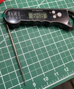 Waterproof Instant Read Digital Meat Thermometer for Cooking and Grilling, Food Thermometer with Backlight, Magnet, Calibration, and Foldable Probe, Bottle Cap Opener for Kitchen Gadgets, BBQ, Grill 35 71eD3Q5NJBL