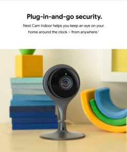 Google Nest Cam Indoor - 1st Generation - Wired Indoor Camera - Control with Your Phone and Get Mobile Alerts - Surveillance Camera with 24/7 Live Video and Night Vision 1st Gen 1 Count (Pack of 1) Nest Cam (Indoor, Wired) 33 71eDj9TTyvL