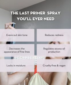 Skindinavia The Makeup Primer Spray Oil Control - Spray On Mattifying Base Layer For Oily Skin & Face - Oil Absorbing, Shine Control, & Pore Minimizer (4 Oz) 4 Ounce 9 71eDjlILROL 1