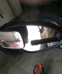 Total View 360 Wide Angle Universal Adjustable Blind Spot Mirror, Frameless Square Design, 2 Pack 29 71eDv bUlYL