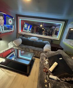 Govee 32.8ft Color Changing LED Strip Lights, Bluetooth LED Lights with App Control, Remote, Control Box, 64 Scenes and Music Sync Lights for Bedroom, Room, Kitchen, Party, 2 Rolls of 16.4ft 38 71eEclGF6AL