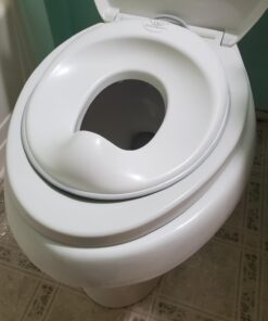 BABYBJORN Toilet Trainer, White/Gray, 1 Count (Pack of 1) White/Grey 39 71eG3YtbPQL