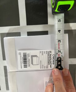 CreGear 90 Count #6 3/4 Small Security Self Seal Tinted Envelopes for Privacy & Business, Size 3-5/8 X 6-1/2 Inches, Peel and Seal Closure, Windowless Design, 24 LB, White 33 71eG4b2gLXL