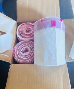 Amazon Basics Tall Kitchen Drawstring Trash Bags, 13 Gallon, Unscented, 200 Count (Previously Solimo) 200 Count (Pack of 1) 20 71eG9ZiZRML