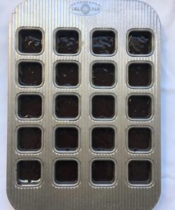 USA Pan Bakeware Aluminized Steel Brownie Bite Pan, 20 Well 20-Well Brownie Bites 24 71eGYhd2uML