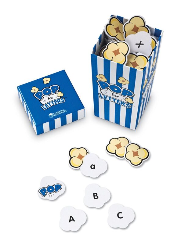Catalog 7 Learning Resources Pop for Letters, Early Phonics Game, Alphabet Recognition, ABCs, 8 Pop Cards, Ages 4+, Grades PreK+