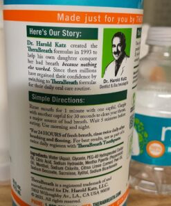 TheraBreath Fresh Breath Mouthwash, Icy Mint Flavor, Alcohol-Free, 16 Fl Oz (Pack of 2) Adult 16 Fl Oz (2-Pack) 32 71eGvA5WXsL