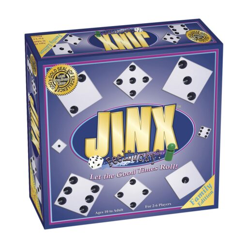 Jinx - Fast and Fun Game of Chance Where The Luck of The Dice Determines Your Fate - Game Night Fun for Family & Adults