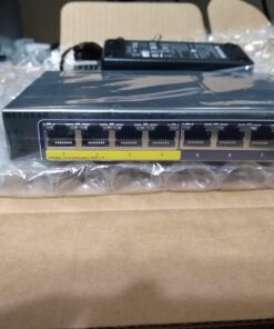 NETGEAR 8-Port PoE Gigabit Ethernet Plus Switch (GS108PEv3) - Managed, with 4 x PoE @ 53W, Desktop or Wall Mount, and Limited Lifetime Protection 8 port | 4xPoE 53W, Managed 21 71eI dlNelL