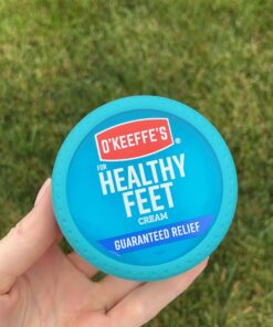 O'Keeffe's for Healthy Feet Foot Cream, Guaranteed Relief for Extremely Dry, Cracked Feet, Instantly Boosts Moisture Levels, 3.2 Ounce Jar, (Pack of 1) 3.2 Ounce (Pack of 1) 38 71eITO60z6L