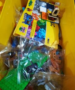 LEGO Classic Medium Creative Brick Box 10696 Building Toy Set - Featuring Storage, Includes Train, Car, and a Tiger Figure, and Playset for Kids, Boys, and Girls Ages 4-99 71 71eIVUNJ6SL