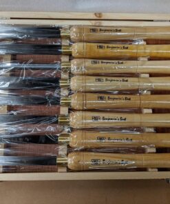 PSI Woodworking LCHSS8 Wood Lathe 8pc HSS Chisel Set 68 71eInJR22UL