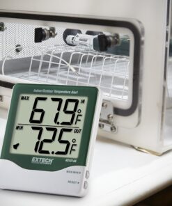 Extech 401014A Big Digit In/Outdoor Thermometer with Alarm 9 71eIq GDsaL