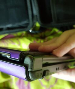 TNP Protective Case Compatible with Nintendo New 3DS XL LL 2015, Purple - Plastic + Aluminum Full Body Protective Snap-on Hard Shell Skin Case Cover New Modified Hinge-Less Design 39 71eKERqHQL