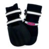 All Weather Neoprene Paw Protector Dog Boots with Reflective Straps in 5 Sizes! (XXL (4.5x4.5 in.)) Black XXL
